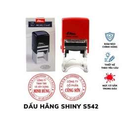 Khắc con dấu tròn công ty | Con dấu Quốc Tiến